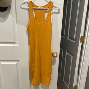 Vibrant Yellow Tank Dress